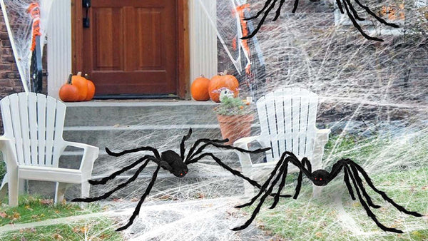 Giant Halloween Spiders